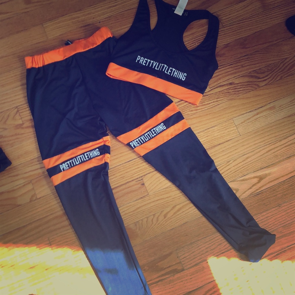Pretty Little thing leggings and sports bra